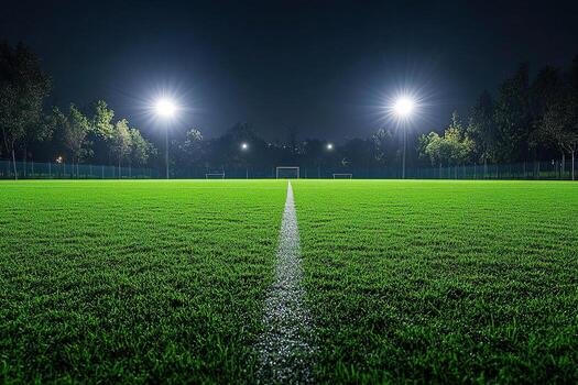 Cancha de noche